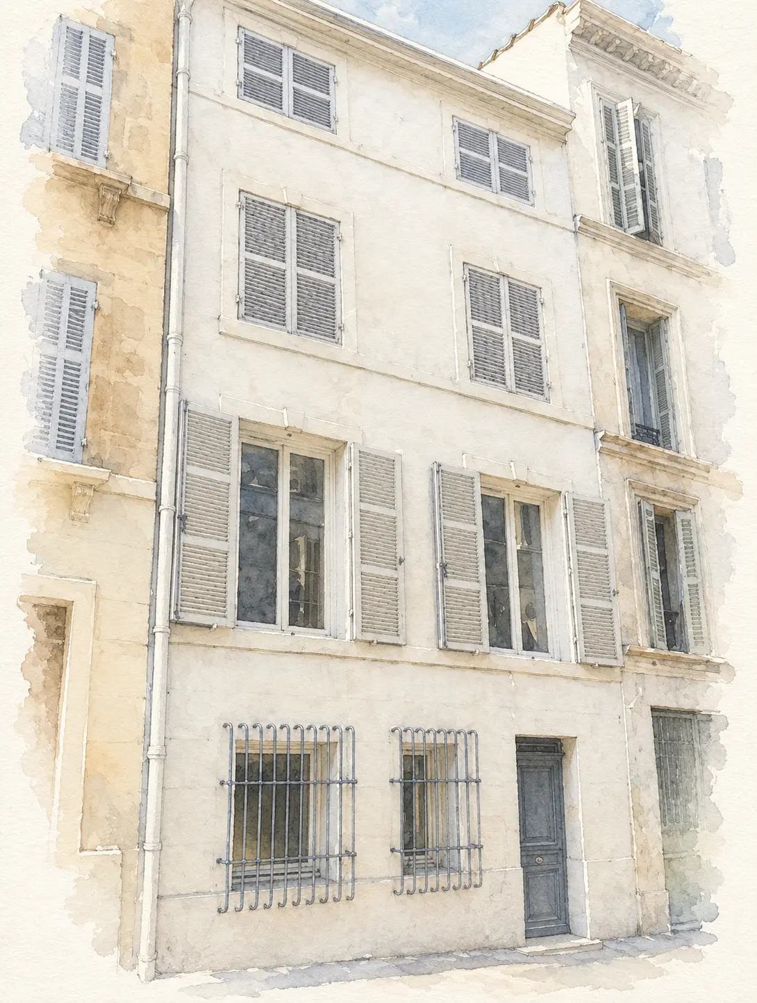 Immeuble réhabilité au 80 rue d’Aubagne à Marseille