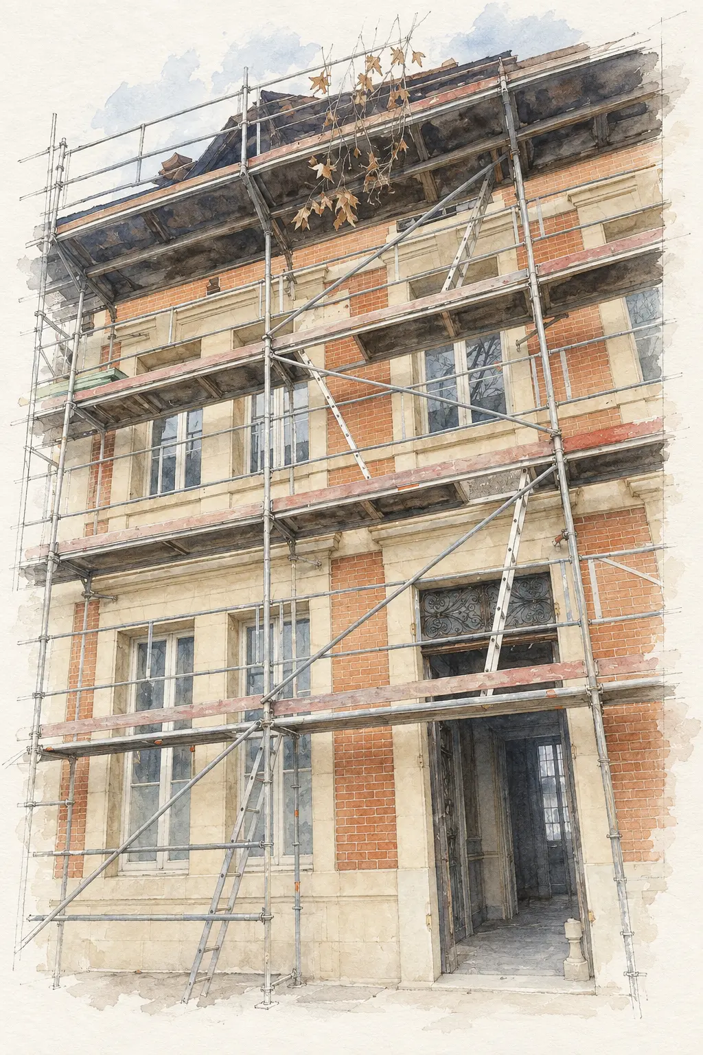 Bastide Val Fleuri en cours de réhabilitation à Septèmes-les-Vallons
